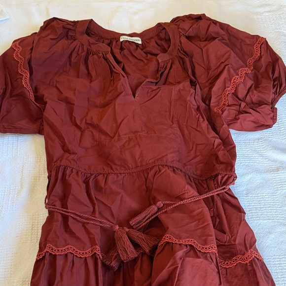 Ulla Johnson Burgundy Maxi Dress - Picture 3 of 4
